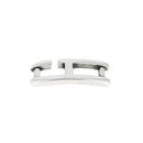 Fermoir bijou crochet ÉCHELLE en argent vieilli pour créations bijoux, lacet plat 5mm, finition élégante.