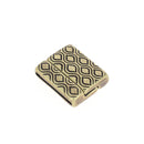Fermoir bijou aimanté RETRO avec lacet plat 20mm, création de bijoux, design élégant et pratique, en gros plan.