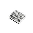 Fermoir bijou aimanté Labyrinthe avec lacet plat de 20mm, création de bijoux, accessoire élégant pour bracelets ou colliers