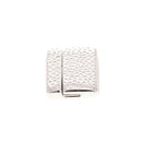 Fermoir bijou aimanté VORONOI pour lacet plat de 20mm, création de bijoux, finition élégante et pratique.