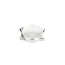 Fermoir bijou aimanté rond pour lacet plat 10mm en argent vieilli, création de bijoux.