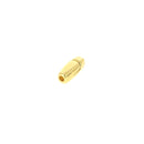 Fermoir bijou aimanté cylindrique doré luxe, lacet rond 3mm, création de bijoux, accessoires de bijouterie élégants.