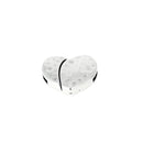 Fermoir bijou aimanté en forme de cœur, lacet plat de 10 mm, création bijoux, pour fermeture élégante et sécurisée.