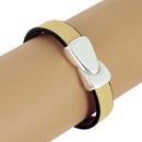 Fermoir bijou aimanté en forme de triangle pour lacet plat 10 mm, création de bijoux, design élégant et pratique.