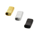 Fermoir magnétique en inox pour bracelet Régaliz, 10x5mm, création bijoux, fixation sécurisée et élégante pour bracelet.
