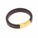 Fermoir magnétique en inox pour bracelet Régaliz, 10x5mm, création de bijoux, image montrant le fermoir avec finition métallique.
