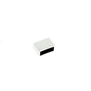 Embout fermoir bloquant pour bracelet en cuir 10 mm - Finition argent vieilli