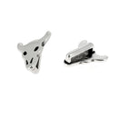 Perle coulissante tête de taureau pour bracelet en cuir de 10 mm de large