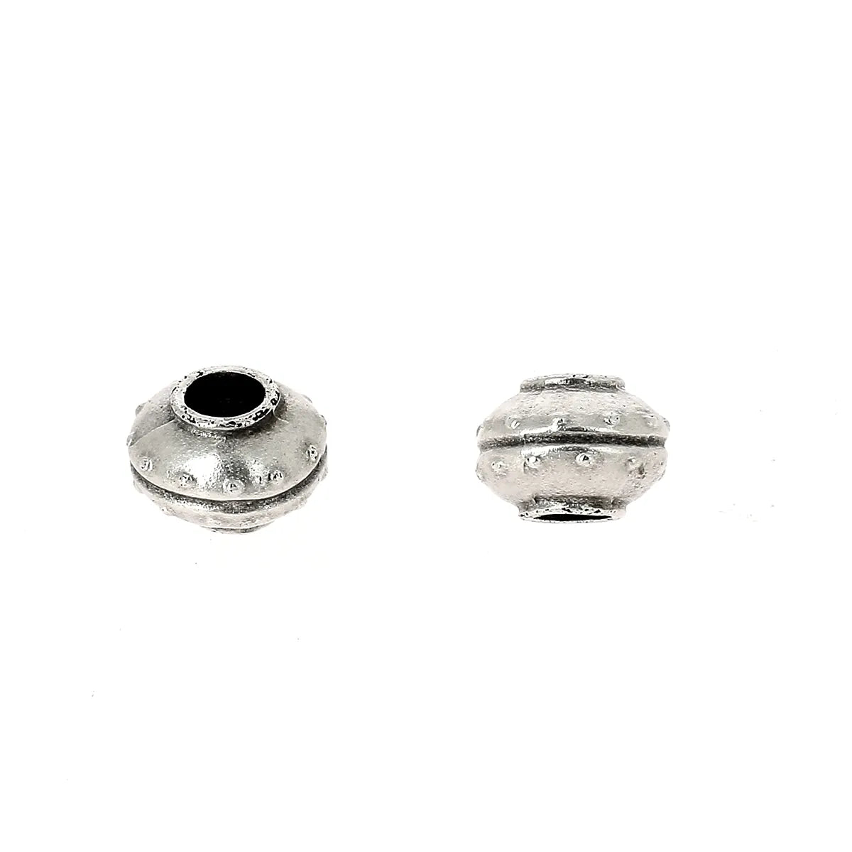 Perle charm coulissant pour bracelet en cuir ou décoration de cordon Ø 5 mm