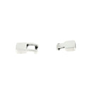 Fermoir bracelet fermeture en T pour lacet plat 5mm en ARGENT VIEILLI.
