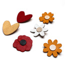 Épingle broche de 23 mm en nickel pour accessoires de création DIY, visible sur cuir.