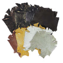 Peau de cuir de crapaud chocolat Autres, texture riche et brillante, utilisée pour la création de vêtements ou accessoires.