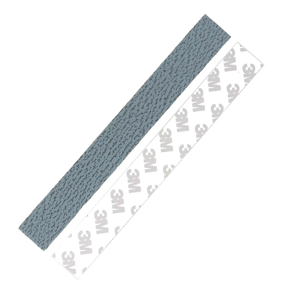 Morceau de cuir de requin autocollant bleu foncé de 20mm pour manchette, par Deco Cuir, visible avec surface texturée et finition brillante.