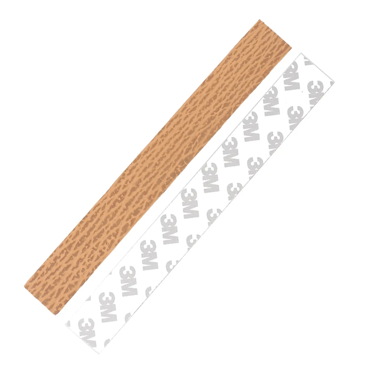 Morceau de cuir de requin autocollant CAMEL de 20mm pour manchette, fabriqué par Deco Cuir, finition en cuir de requin.