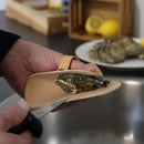 Gant de protection en cuir Deco Cuir pour ouvrir des huîtres, idéal pour kit DIY de création culinaire.