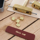 Lettre minuscule en laiton Arial 6mm pour marquage cuir, outil de décoration en métal de la marque Deco Cuir.