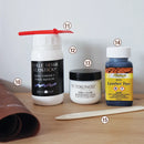Kit d'outils Deco Cuir pour débuter le travail du cuir, comprenant des outils essentiels et formation en ligne.