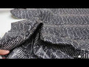 Peau de cuir de veau imitation serpent - NOIR L27