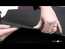 Demi croupon tannage végétal GAVARNIE - Radermecker - NOIR - Ép 4mm
