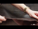 Peau entière de cuir de basane FRANCE - ANTIQUE VINTAGE CHOCOLAT BAF11