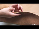 Grand morceau de cuir de vachette GRANITE - CAFÉ AU LAIT