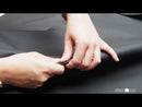 Morceau de cuir automobile grainé - NOIR