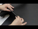 Vidéo cuir grainé - Noir très mat T82 - Deco cuir