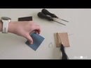 Vidéo : abat-carres Deco Cuir sur cuir tannage minéral et cuir tannage végétal