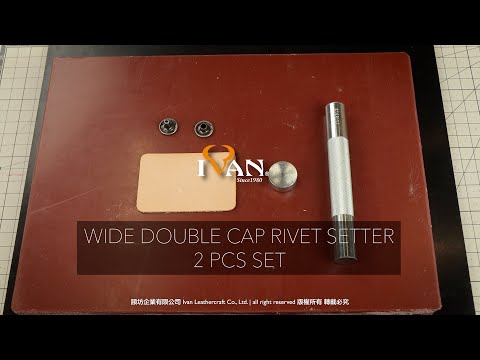Vidéo : poser un gros rivet double calotte