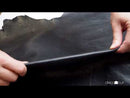 Whole skin of sheepskin leather FRANCE - ANILINE - NOIR BAF08