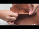 Peau de cuir de vachette ameublement CLUB - CARAMEL
