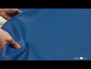 Large piece of GRANITE cowhide leather - OCEAN BLUE