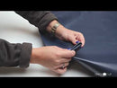 SATINLYS Lederstück - MARINEBLAU