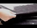 Peau de cuir de veau imitation grain galuchat - NOIR Fantaisie L95
