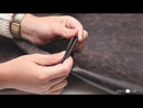 Peau de cuir de vachette ameublement CLUB - CHOCOLAT