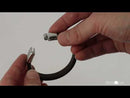 Vidéo Deco Cuir : fermoir aimanté en inox pour bracelet Régaliz