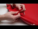 Peau de cuir d'agneau nappa - ROUGE N55