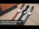 Tuto Deco Cuir : Création d'un bracelet de montre en cuir