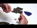 Vidéo Deco Cuir : coller une feuille abrasive sur une plaque carbone - Ponçage du cuir