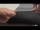Peau de cuir de veau imitation serpent - BLEU GRIS L26