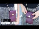 Vidéo Deco Cuir : coudre une petite pochette en cuir