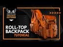 Vidéo tuto Creative Awl : comment réaliser un sac à dos enroulable en cuir