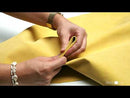 VELVET velvet pigskin split skin - YELLOW