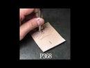 Matoir sur manche OKA - Thumbprint strié vertical 3,5mm - P368