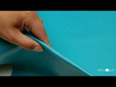 Morceau de cuir de vachette VENUS - BLEU TURQUOISE U93