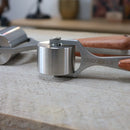Rouleau inox Deco Cuir pour presser le cuir, outil lisse en acier inoxydable pour travailler le cuir avec précision.