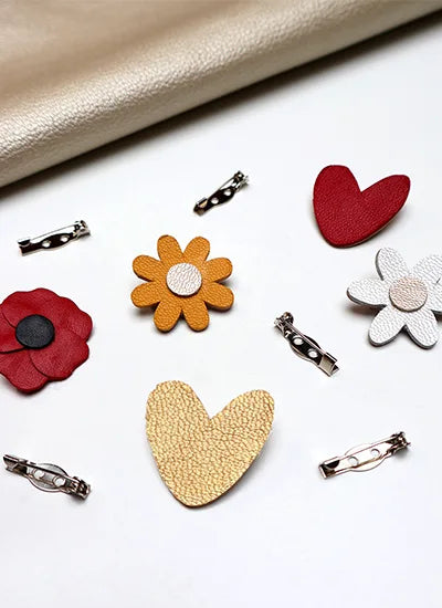 tuto broche en cuir