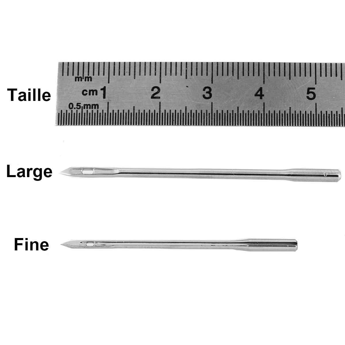 Aiguille fine de rechange pour alêne automatique TANDY LEATHER 1216, outil de couture précis et compatible.