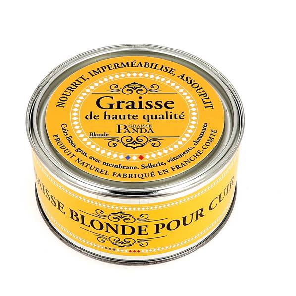 Graisse Panda pour nourrir et protéger le cuir, flacon de 500 ml, marque Trimadel, entretien du cuir naturel et brillant