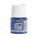 Peinture acrylique pour cuir Pébéo Setacolor, 45ml, bleu ultramarin, finition mate ou satinée.